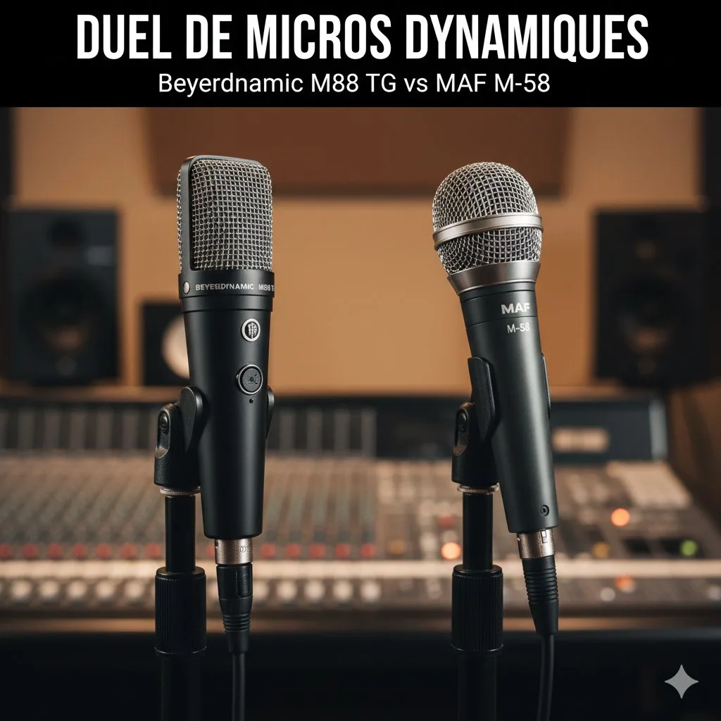 Duel de Micros Dynamiques : Beyerdynamic M88 TG vs MAF M-58 