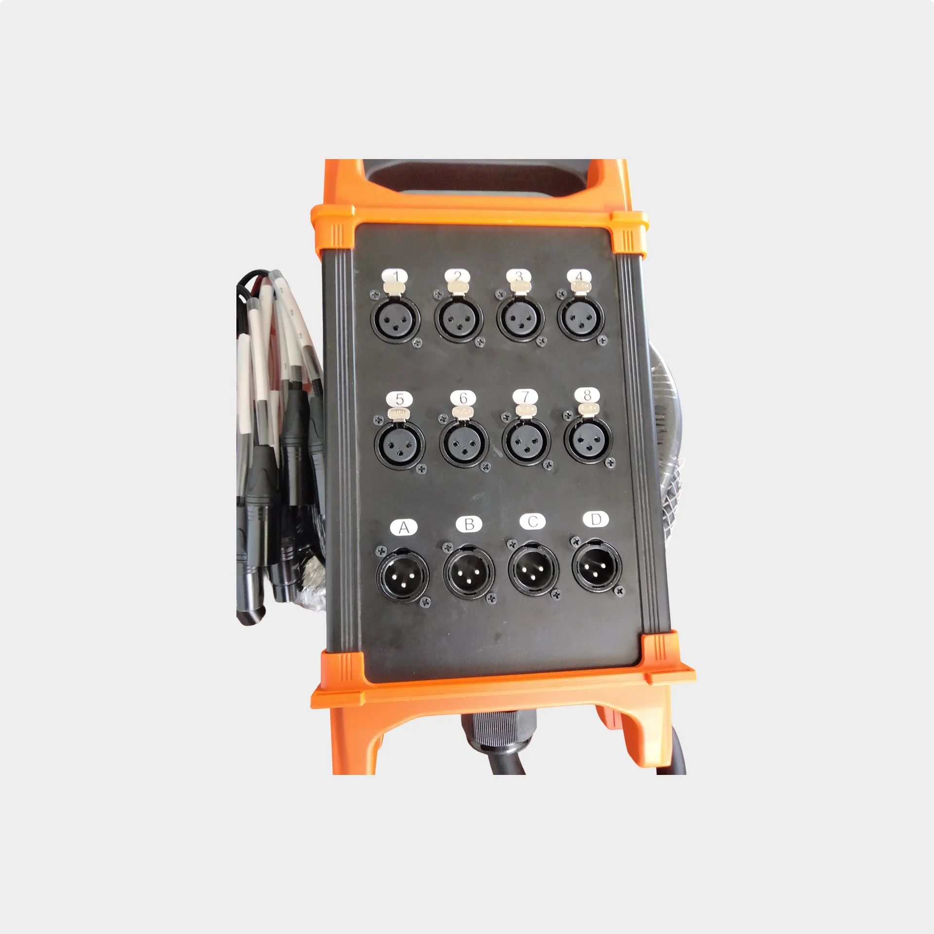 Boîte de Scène Multipaire XLR Professionnelle 8 Entrées / 4 Retours