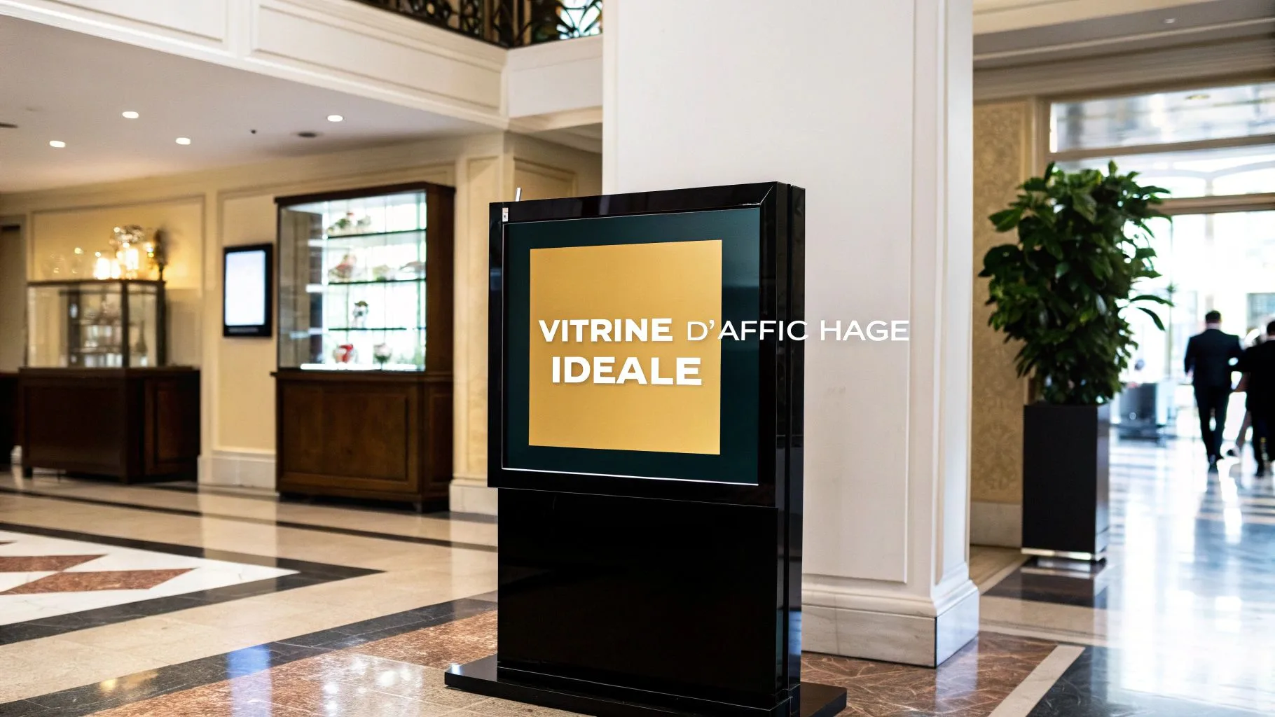 Guide: vitrine d affichage idéale pour hôtels et collectivités