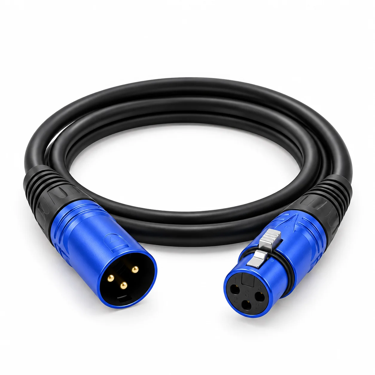 Câble DMX 3 broches professionnel 1 m